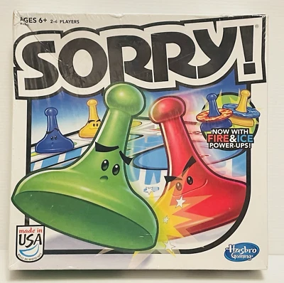 SORRY! 2013 Edition Game Board with Fire & Ice Power-ups By Hasbro SEALED. - Image 1 of 4