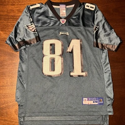 Camiseta de fútbol Reebok NFL Philadelphia Eagles Terrell Owens juvenil grande Foto 1 de 4