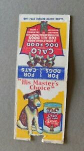 Matchbook cover - Calo Dog Food - California Animal Product Co