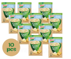 KNORR Zuppa di Crema di Formaggio con Crostini - Tazza Calda Istantanea Pasto, Cottura Facile 10pz - Foto 1 di 2