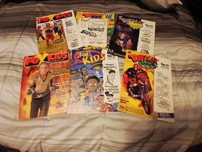 Totally Fox Kids Fox Kids Magazine Lot Of 6 Pure 90s Nostalgia. 90s Pop Culture  - Image 1 of 4