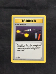 Pokemon Karten: Base Set 1. Edition Rare: Item Finder 74/102 - Bild 1 von 10