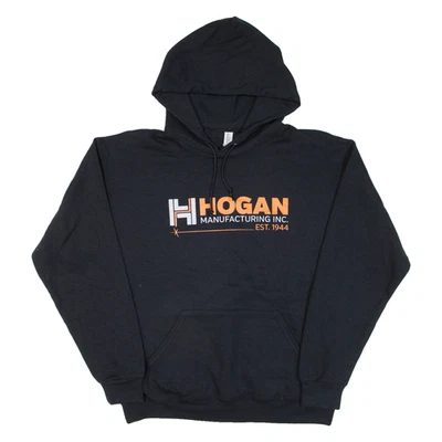 Moletom com capuz preto masculino JERZEES Hogan Manufacturing EUA L - Imagem 1 de 4