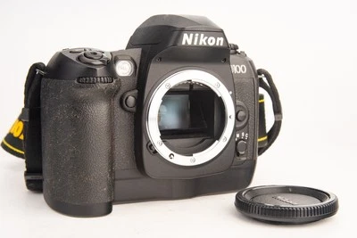 Nikon D100 6.1 MP DSLR Camera Body with Strap Cap Battery TESTED V25 - Image 1 of 4
