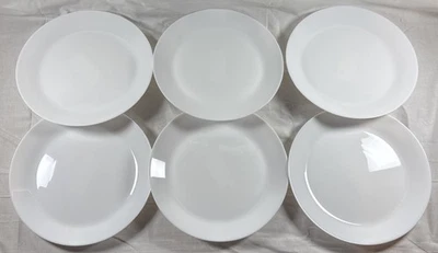 Lot of 6 IKEA OFTAST White Dinner Plate 9 3/4” Unused NWT - Image 1 of 4