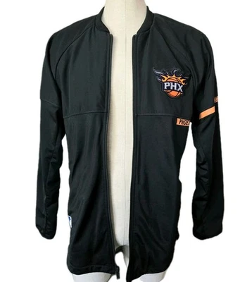 Adidas NBA Phoenix Suns Mens Full Zip Track Jacket Black Logo Sz M - AC/H - Image 1 of 4