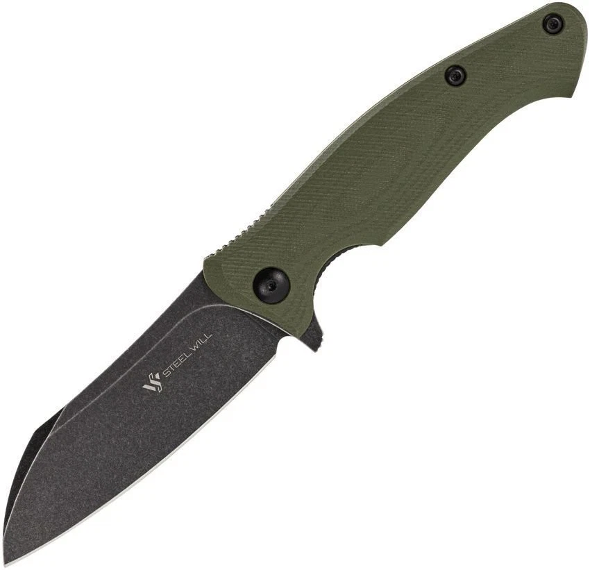 Navaja de bolsillo Steel Will F24 Green G10 mango cascanueces Linerlock - F24-33 Foto 1 de 1