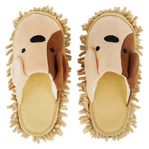 Floor Cleaning Mop Slippers Chenille Fibre Detachable Shoes Cover Mopping Dus... - Picture 1 of 6