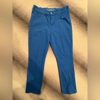 Pantalones chinos clásicos de verano para mujer Old Navy The Sweetheart azul 12 Foto 1 de 4