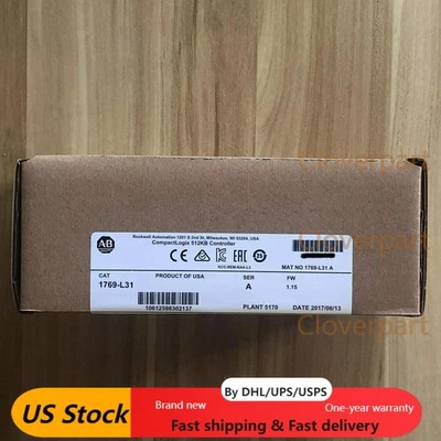 AB 1769-L31 CompactLogix 512KB Controller 1769L31 New Factory Sealed - Image 1 of 4