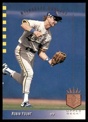 Robin Yount Milwaukee Brewers #72 SP 1993 Foto 1 de 2
