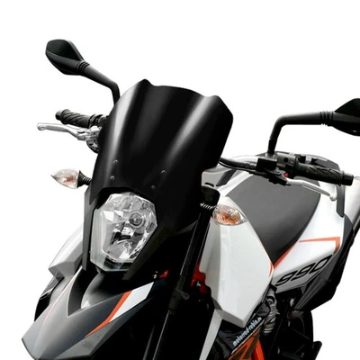 Tourenscheibe für KTM 990 Supermoto SM / SMR 08- Windschild "T" sw gebraucht - Bild 1 von 4