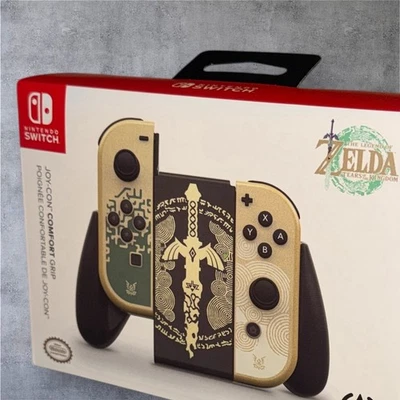PowerA OFFICIAL Joy-Con Comfort Grip *DECAYED MASTER SWORD EDITION* (Switch) New - Image 1 of 4