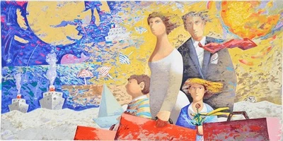 Talani Giampaolo Serigrafia Formato cm 70x140 - Immagine 1 di 4