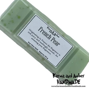 -French Pear- Snap Bar Wax Melts, Highly Scented, Soy Wax - Picture 1 of 2