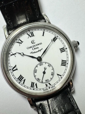 Chronoswiss Uhr Orea Automatik Edelstahl Glasboden Super Zustand Box CH 1263 - Bild 1 von 4