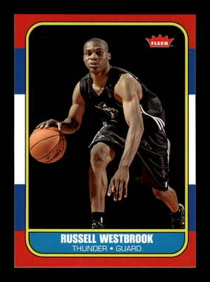 2008-09 Fleer Baloncesto Russell Westbrook #86R-166 1986-87 Retro Rookies Foto 1 de 2
