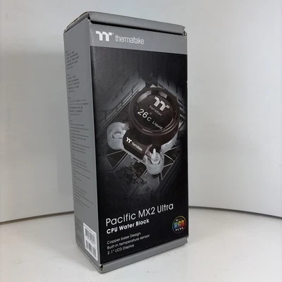 New, Sealed - Thermaltake Pacific MX2 Ultra 2.1 inch LCD Display Water Block - Image 1 of 4