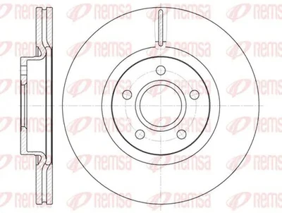 2x Bremsscheibe Vorderachse belüftet 6711.10 REMSA für LAND ROVER VOLVO FORD - Bild 1 von 4