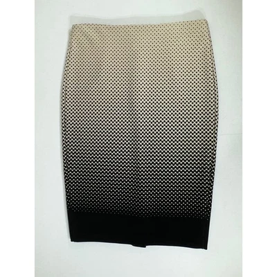 Falda Lápiz Eci New York Talla Grande (34x27.5) Negro Crema Terciopelo Punto Ombré Foto 1 de 4