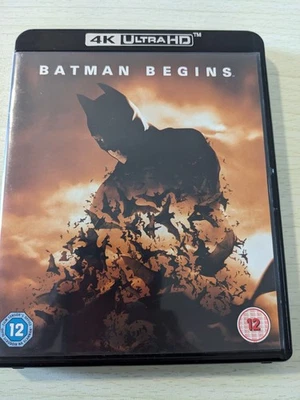 Batman Begins 4K UHD Blu-ray/Blu-ray, 2005 Christian Bale Mint - Image 1 of 3