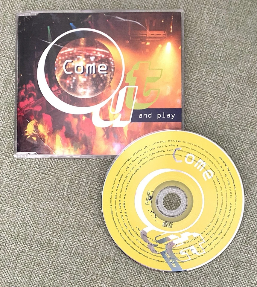 Come Out and Play    ** PROMO REMIX CD **   Bee Gees / ABBA / Underground Lovers - Image 1 of 1