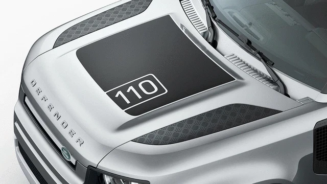 Adesivo genuíno para capota Land-Rover - Preto fosco VPLEB0438 - Imagem 1 de 1