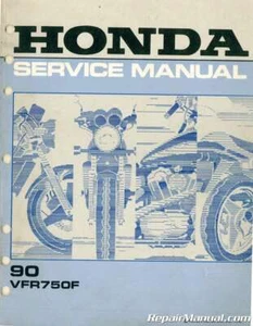 Honda VFR750F 1990 manual de servicio usado - Imagen 1 de 1