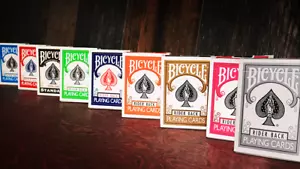 Poker Playing Cards - Bicycle Rider Back - by USPCC - Choice of 11 Colours - Foto 1 di 12