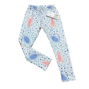 Dot Dot Smile Toddler Girls Size 3/4 Lobster Crab Print Soft Leggings NWT - Picture 1 of 6