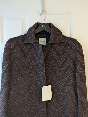 Nuevo DISFRAZ BROCADO NACIONAL ABRIGO LARGO MUJER US 8 10 46 HECHO EN ITALIA Foto 1 de 4