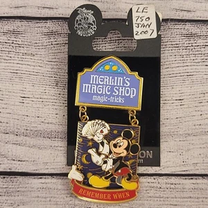 LE 750 Mickey Merlin's Magic Trick Shop White Glove Remember When WDW Disney Pin - Picture 1 of 1