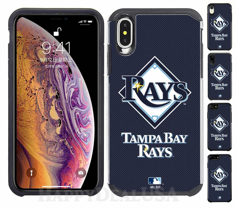 Funda híbrida oficial MLB a prueba de golpes para teléfono celular - Tampa Bay Rays  Foto 1 de 1