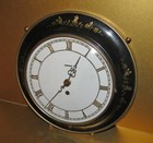 Old Vintage Junghans Wind Up Metal Wall Clock Made in Germany 10.5