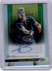Zizou Bergs 2024 Topps Cromo Tenis Refractor Automático/499 Bélgica - Imagen 1 de 2