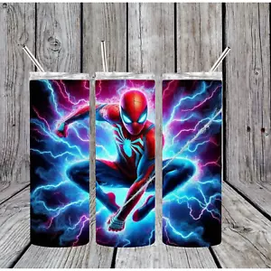 Spider Man Inspired 20oz Stainless Steel Tumbler Style #`1 - Picture 1 of 1