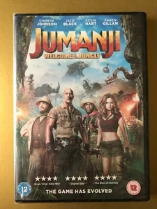 Jumanji Welcome To The Jungle Starring Dwayne Johnson 12 DVD New & Sealed 898c - Imagen 1 de 2