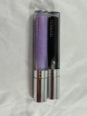 Brillo de labios brillante para maquillaje Farmasi negro y púrpura metálico Foto 1 de 2