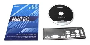 ASRock H610M-HDV - Handbuch - Blende - Treiber CD    #329585 - Bild 1 von 1