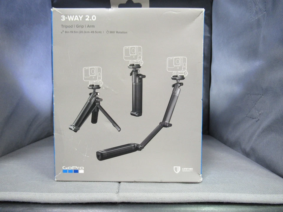 PARTS ONLY GoPro 3-Way Tripod/Grip/Arm Compatible with All GoPro Cameras - Black