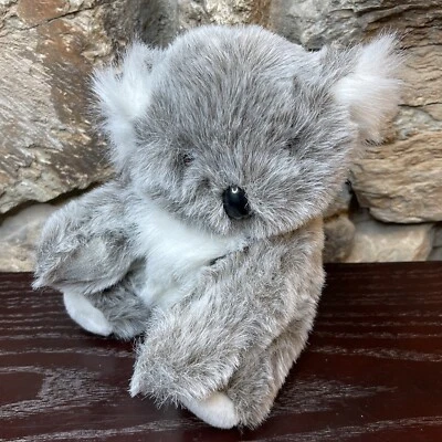 Nanco Gray Realistic Koala Hanging Grip Hands Plush Stuffed Animal Toy 8" - Image 1 of 4