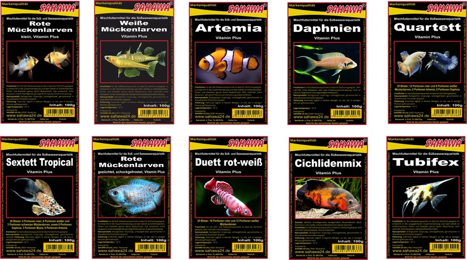 Frostfutter alle Fische 30x100g Blister Preis-Knaller ,wählen Sie selbst aus - Bild 1 von 4