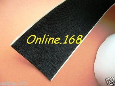 Sticky hook or loop tape self adhesive Fastener 30mm / 40mm /50mm BLK O WHITE