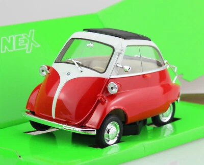 BMW Isetta rot weiß 1:18 Welly  Modellauto  - Bild 1 von 3