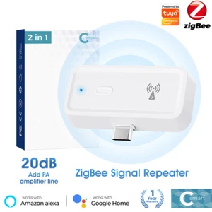 ZigBee Signal Repeater Type C Amplifier Extender Signal Booster for Home Office - Afbeelding 1 van 12
