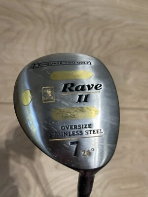 Ladies Square Two Golf Rave II  Oversize Steel 26* Fairway 7 Wood LPGA Graphite - Image 1 of 4