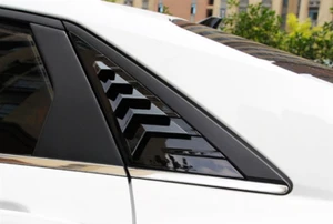 For Hyundai Elantra 2021 2022 Bright Black Window Louvers Rear Vent Cover Trim - Bild 1 von 6