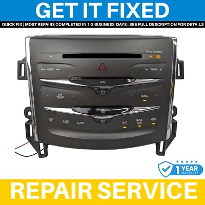 2013-2016 Lincoln Mks OEM Radio Dual Climate Control Panel OEM -REPAIR SERVICE! - Image 1 of 4