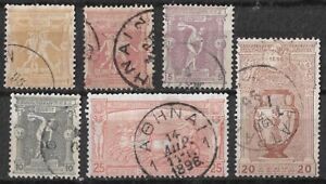 GREECE 1896 1 th olympic games set to 25 L Vl. 133 / 138