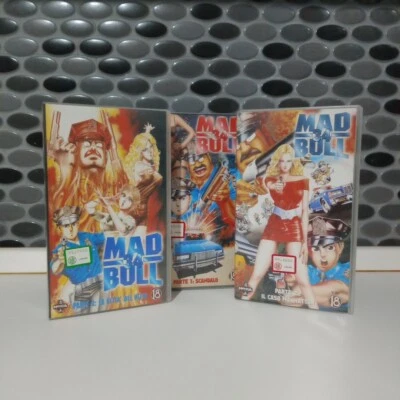 Lotto VHS Anime 📼 Mad Bull 34 Pt. 1-2-3 📼 Manga Video (1996) - Immagine 1 di 4
